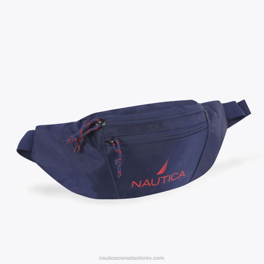 Logo Fanny Pack Nautica Men Workshirt Blue R260HV146