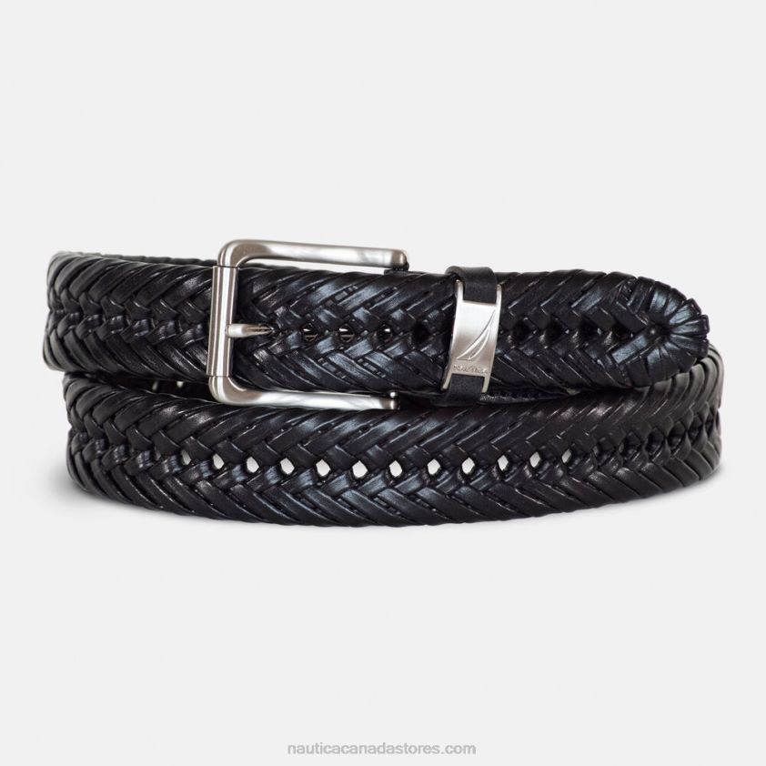 Braided Belt Nautica Men True Black R260HV107
