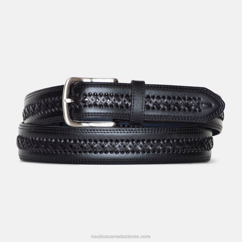 Lace-Trimmed Belt Nautica Men True Black R260HV171