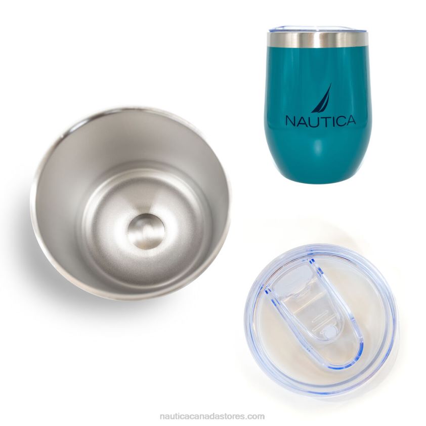 Logo Double-Walled Stainless Steel Short Tumbler Nautica Men Multi R260HV252