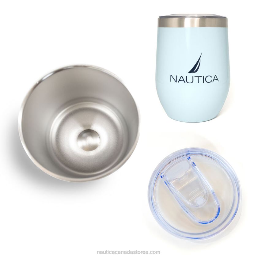 Logo Double-Walled Stainless Steel Short Tumbler Nautica Men Multi R260HV267
