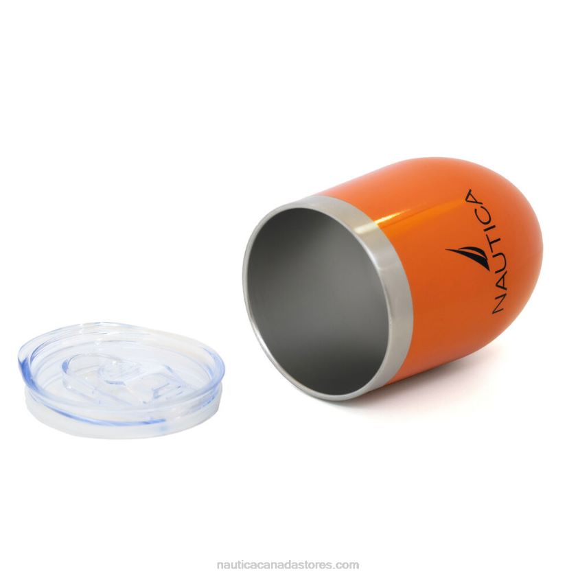 Logo Double-Walled Stainless Steel Short Tumbler Nautica Men Multi R260HV279