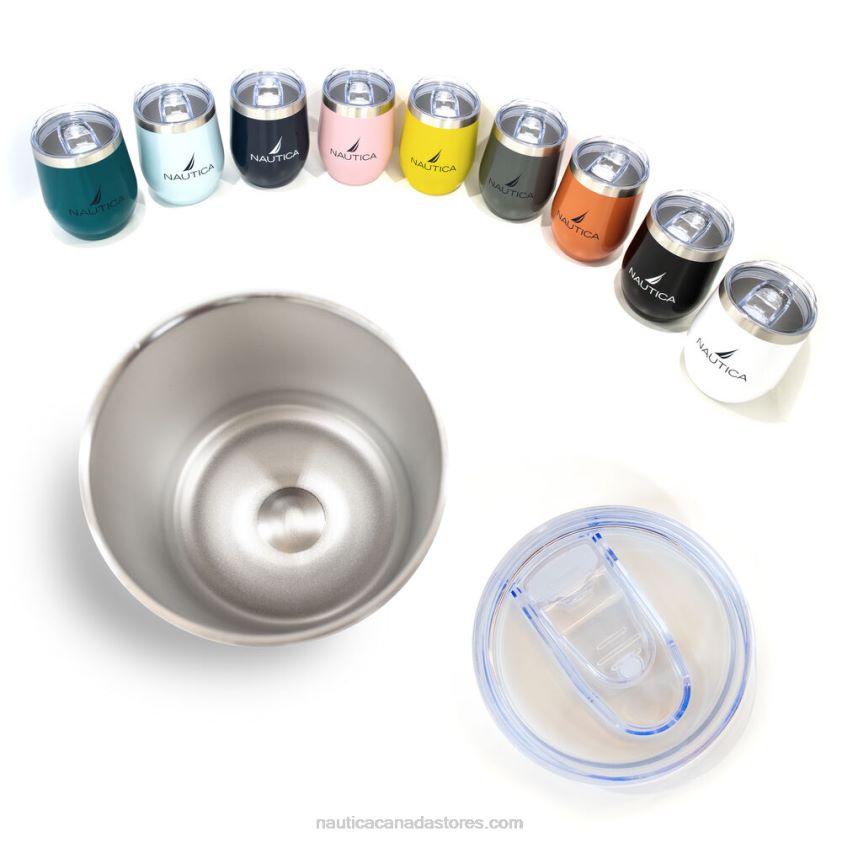 Logo Double-Walled Stainless Steel Short Tumbler Nautica Men Multi R260HV332