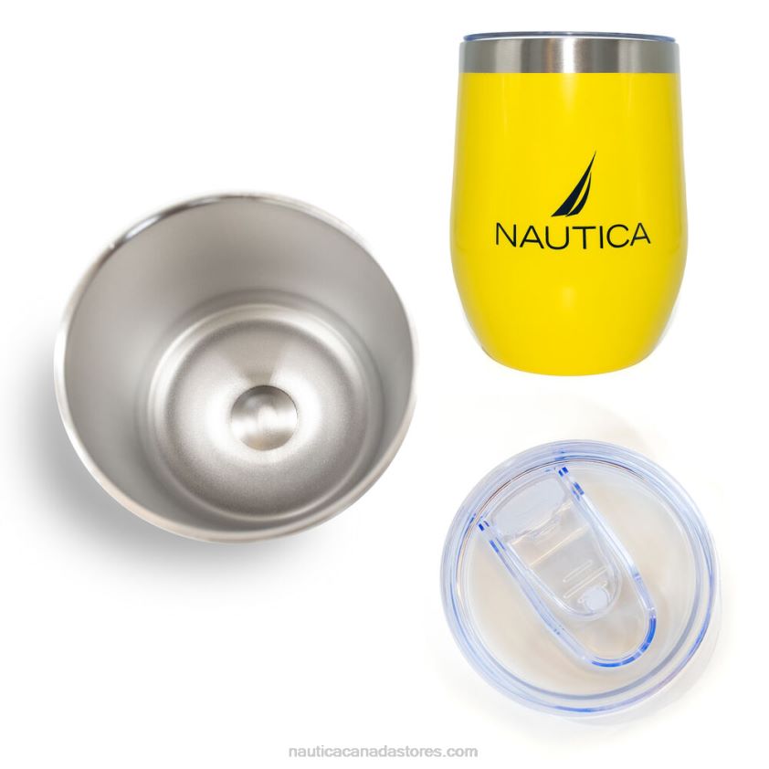 Logo Double-Walled Stainless Steel Short Tumbler Nautica Men Multi R260HV335