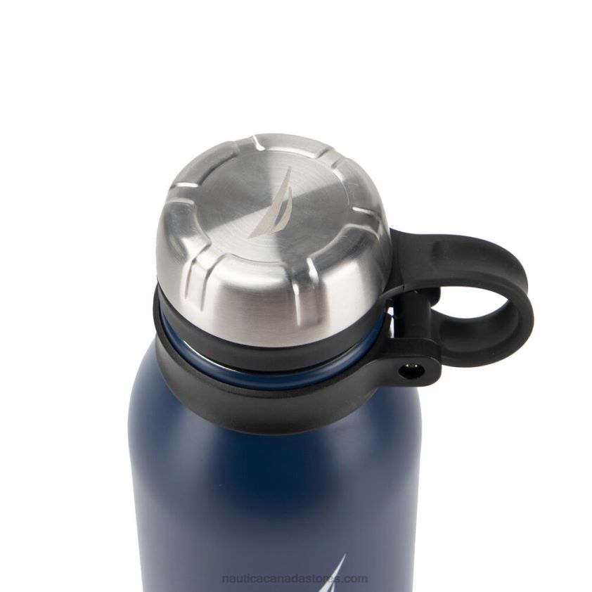 Logo Double-Walled Stainless Steel Water Bottle Nautica Men Navy R260HV235