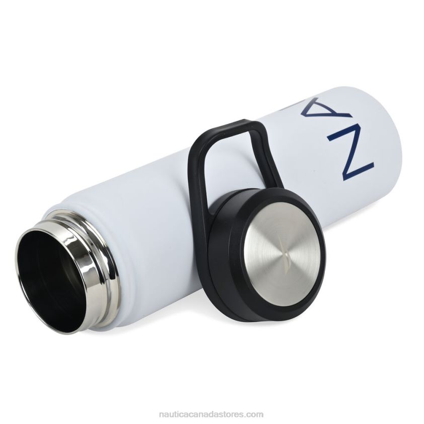 Logo Stainless Steel Water Bottle Nautica Men Antique White Wash R260HV241