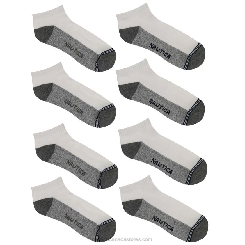 Athletic Core Quarter Socks 8-Pack Nautica Men Multi R260HV179