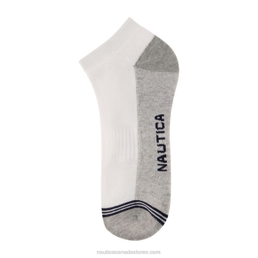 Athletic Low-Cut Socks 6-Pack Nautica Men Dove R260HV66