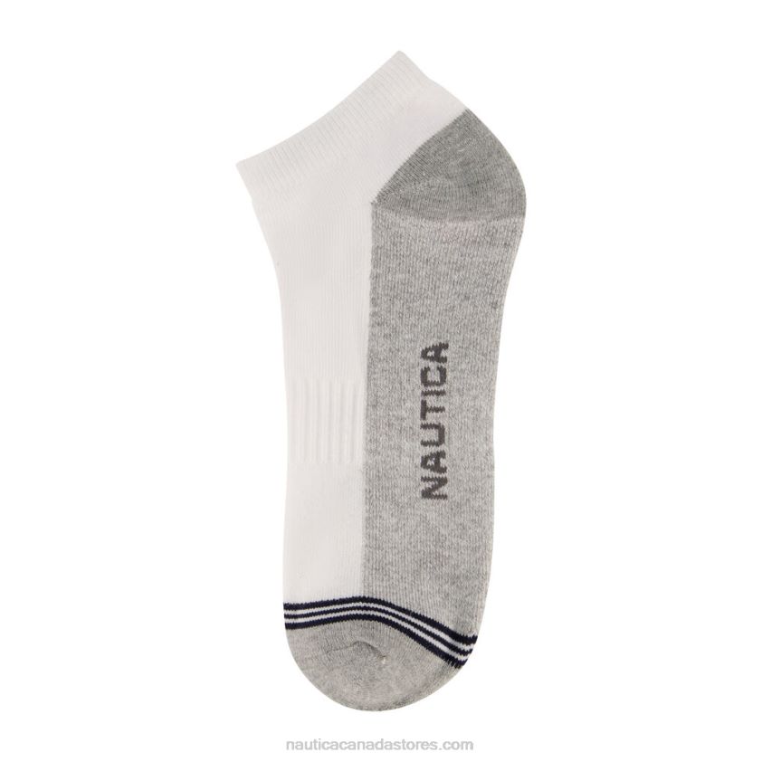 Athletic Low-Cut Socks 6-Pack Nautica Men Dove R260HV66