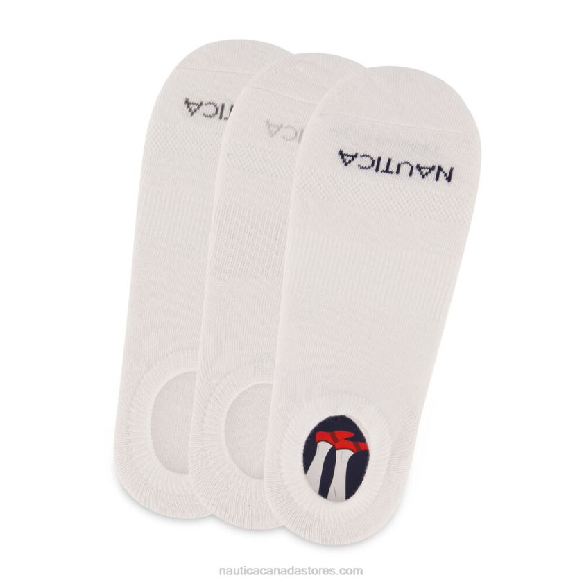 Logo Stretch Liner Socks 6-Pack Nautica Men Black R260HV67