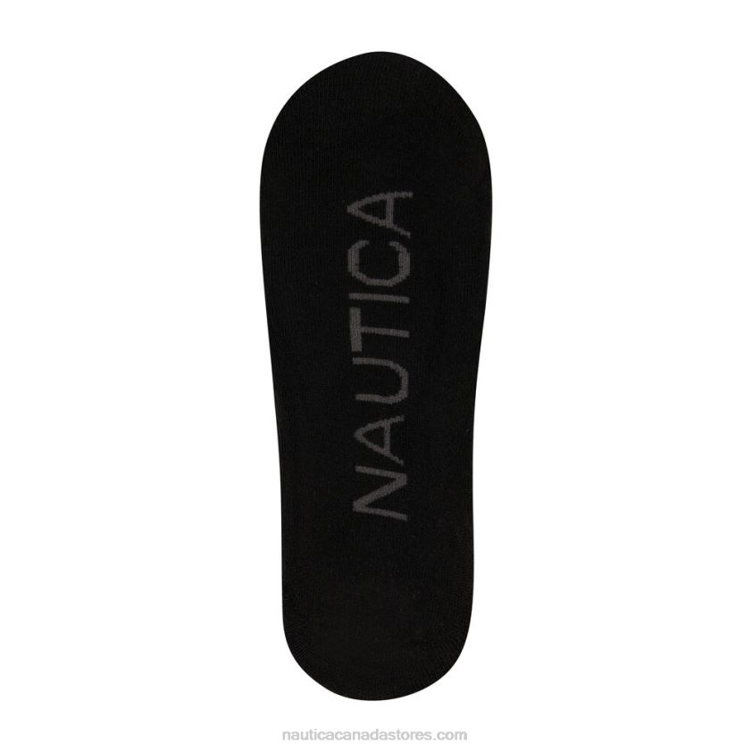 Shoe Liner Socks 3-Pack Nautica Men Black R260HV157