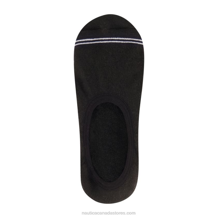 Shoe Liner Socks 3-Pack Nautica Men Black R260HV157