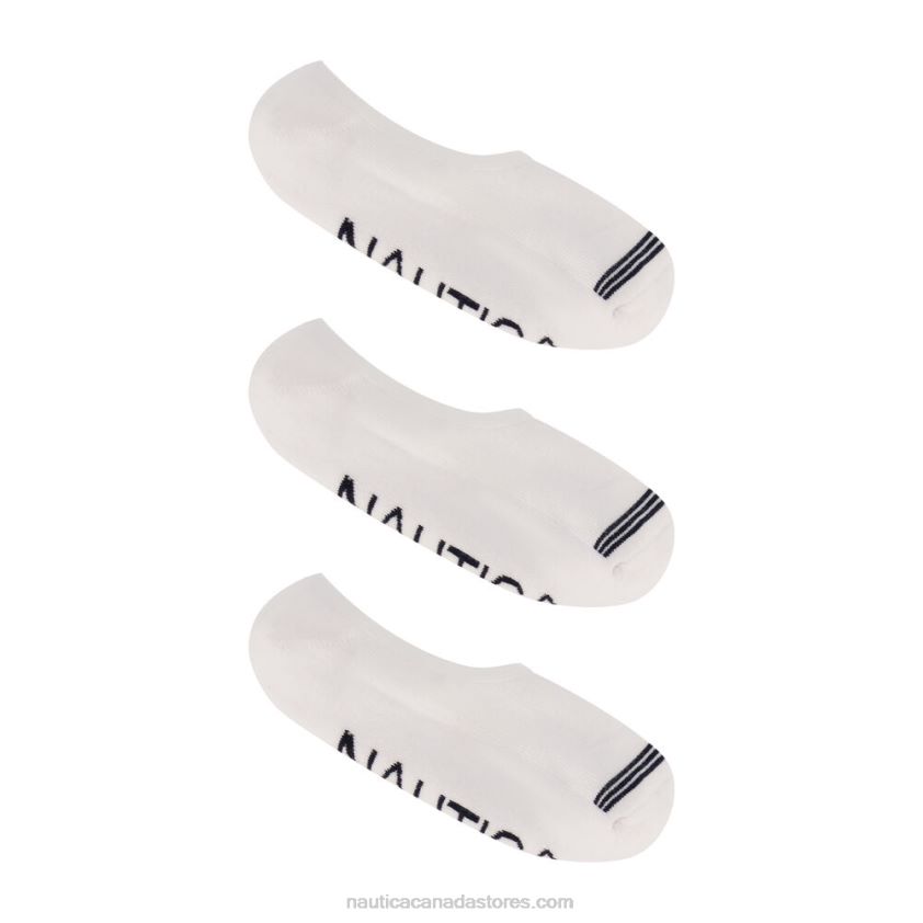 Shoe Liner Socks 3-Pack Nautica Men Dove R260HV182
