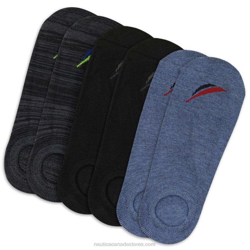 Stretch Liner Socks 6-Pack Nautica Men Multi R260HV85