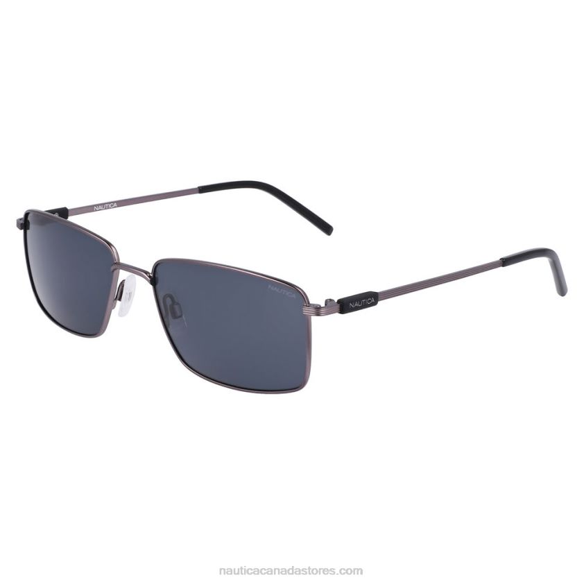 Anchor Rectangle Sunglasses Nautica Men Gunmetal Grey R260HV297