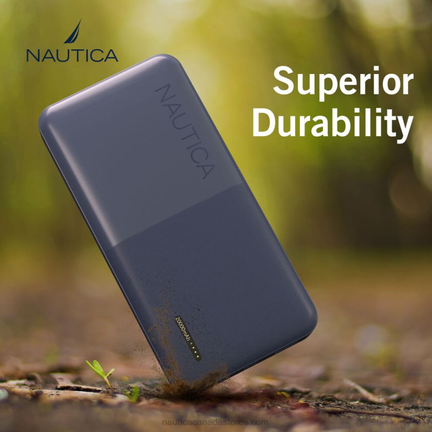 20000Mah Quick Portable Charger Nautica Men Antique White Wash R260HV300