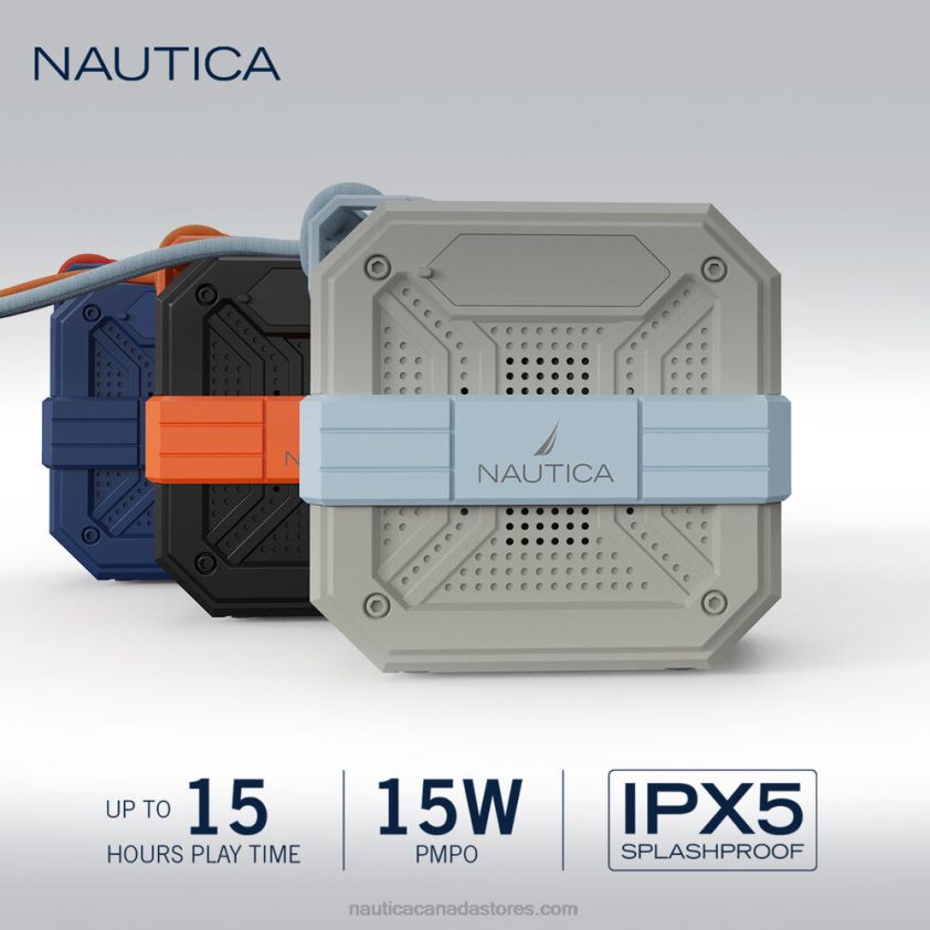 S100 Portable Bluetooth Outdoor Speaker Nautica Men Nautica Red/Orange R260HV930
