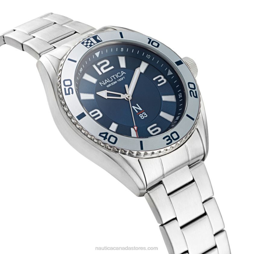 Finn World Silicone 3-Hand Watch Nautica Men Multi R260HV356