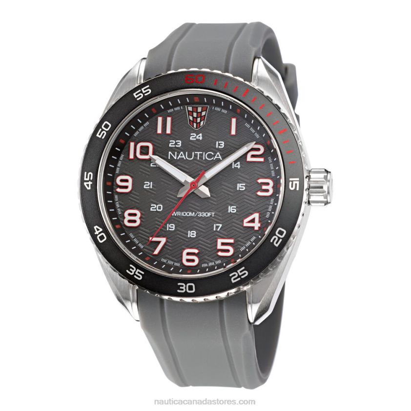 Key Biscane Silicone 3-Hand Watch Nautica Men Multi R260HV339