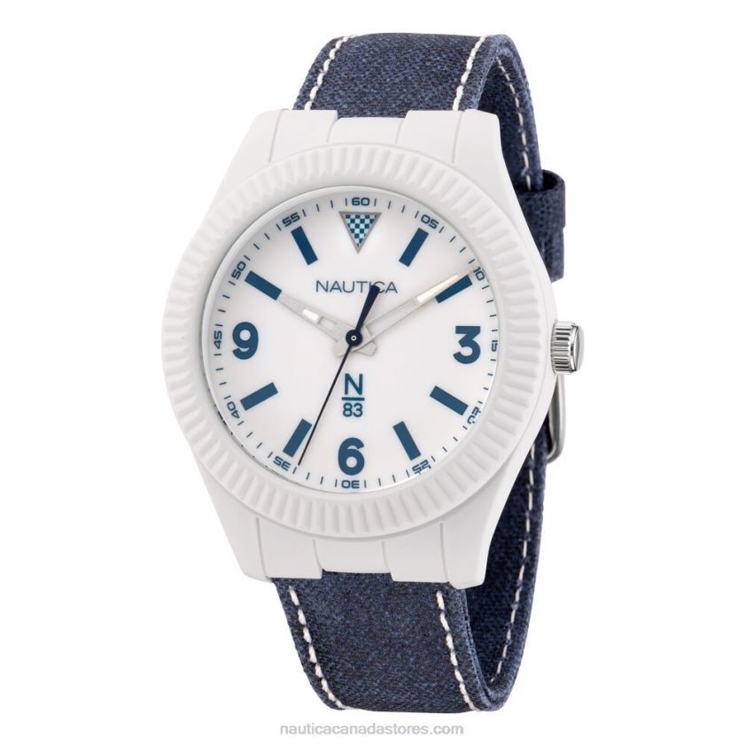 Mercury Bay Canvas 3-Hand Watch Nautica Men Multi R260HV346