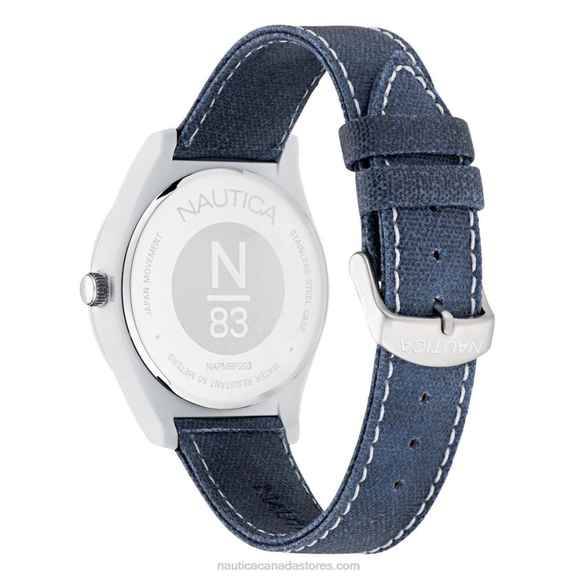 Mercury Bay Canvas 3-Hand Watch Nautica Men Multi R260HV346