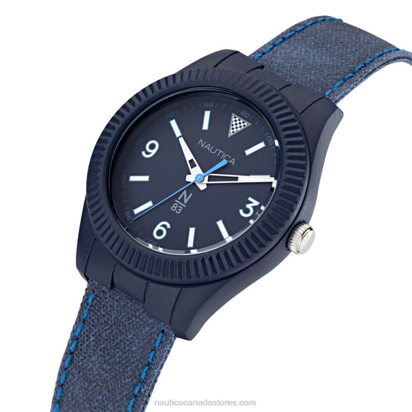 Mercury Bay Canvas 3-Hand Watch Nautica Men Multi R260HV350