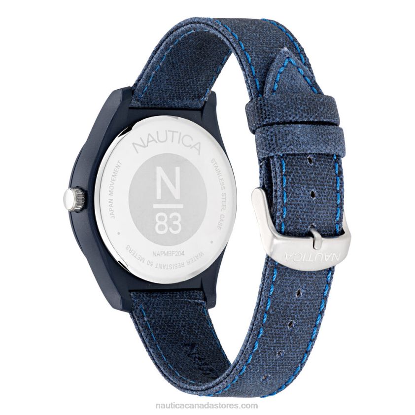 Mercury Bay Canvas 3-Hand Watch Nautica Men Multi R260HV350