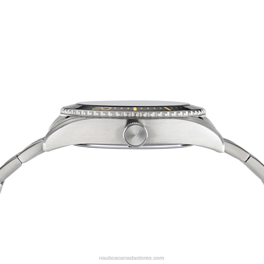 Stainless Steel 3-Hand Watch Nautica Men Multi R260HV352