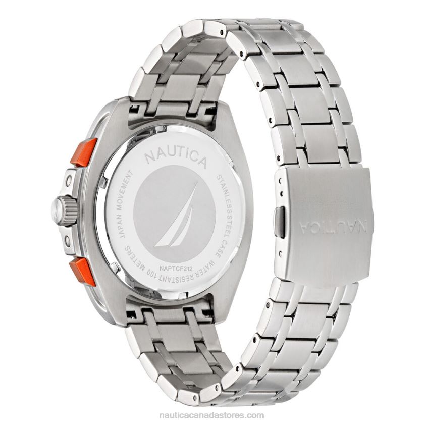 Tin Can Bay Stainless Steel And Silicone Watch Box Set Nautica Men Multi R260HV90