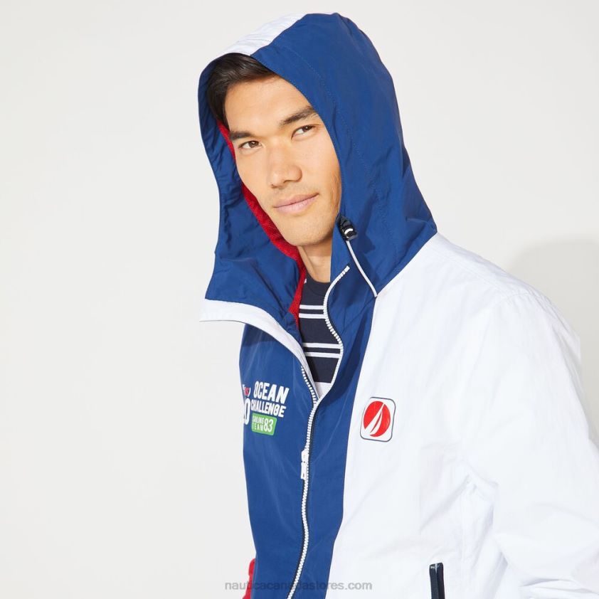 Big & Tall Lightweight Colorblock Jacket Nautica Men Estate Blue R260HV659