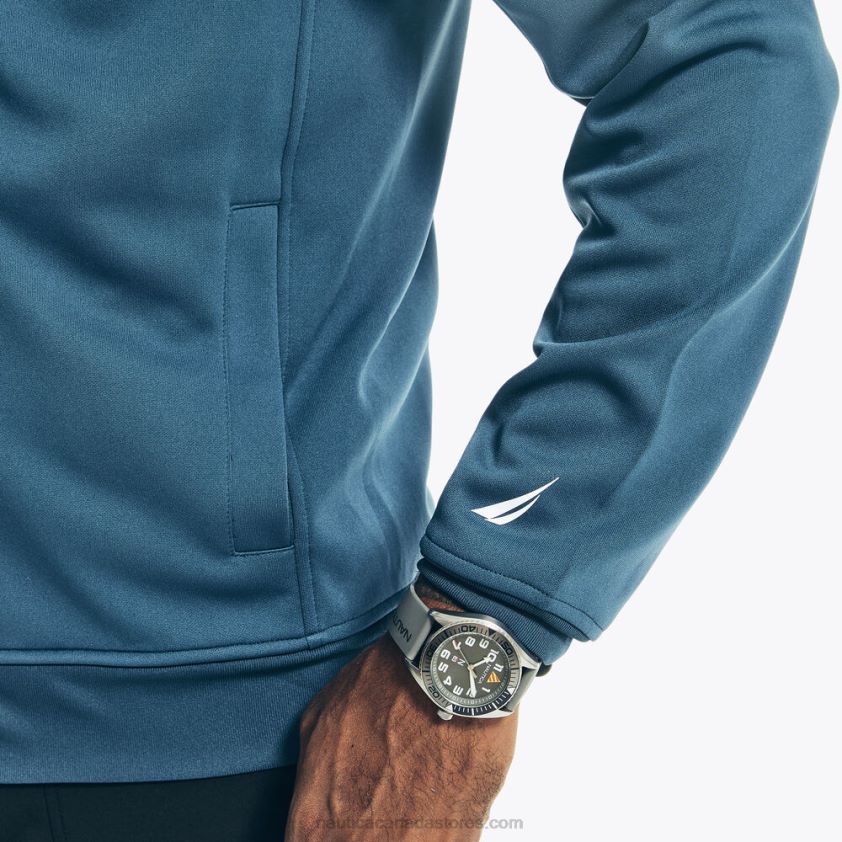 Big & Tall Navtech Sustainably Crafted Full-Zip Track Jacket Nautica Men Lapis Blue R260HV501