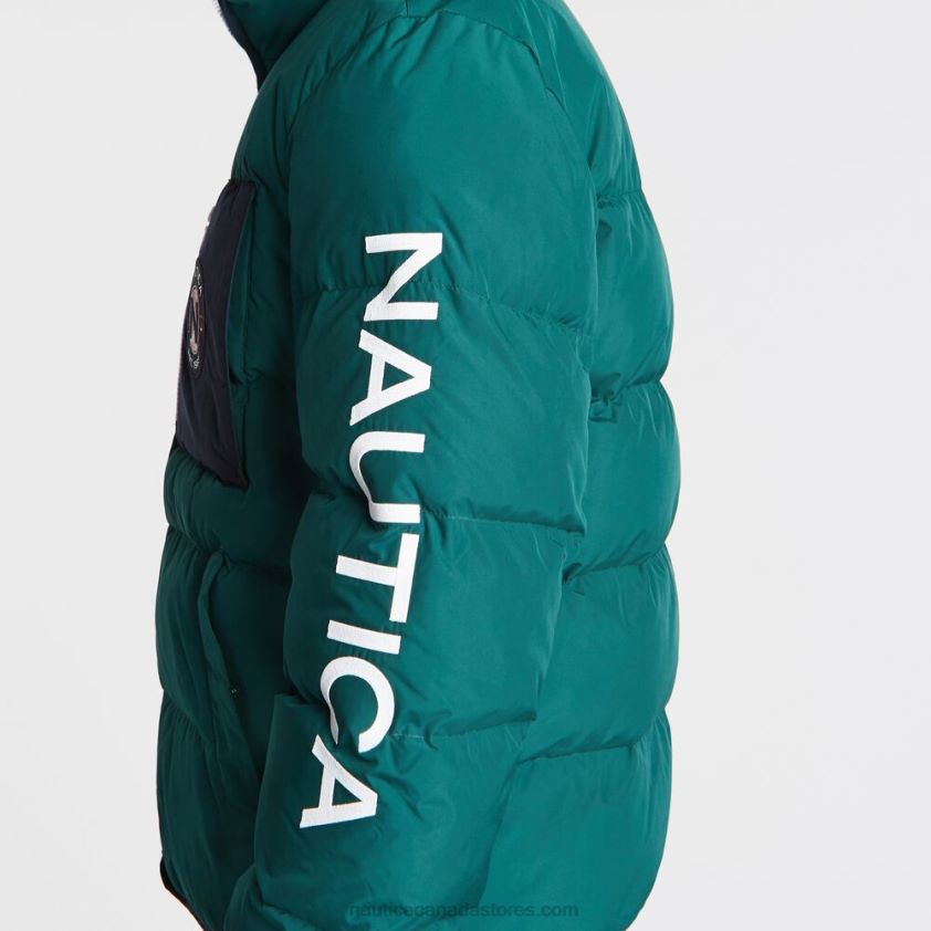 Big & Tall Puffer Jacket With Tempasphere Nautica Men Olive R260HV641