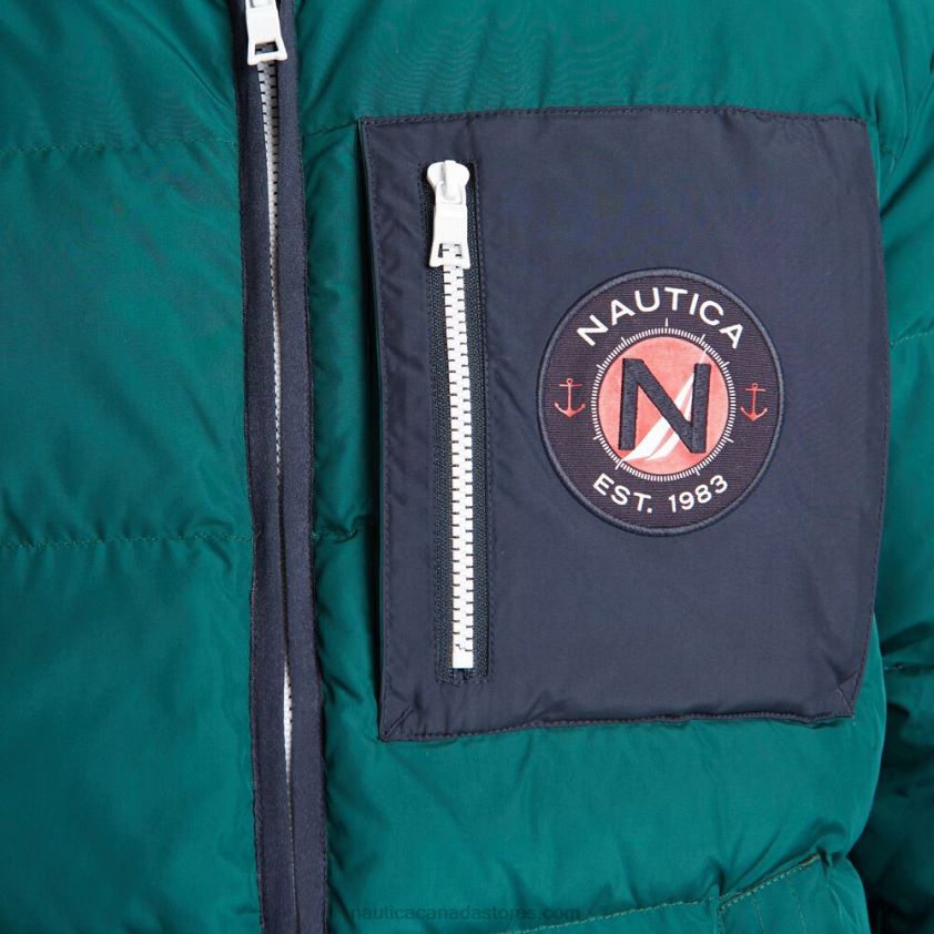 Big & Tall Puffer Jacket With Tempasphere Nautica Men Olive R260HV641