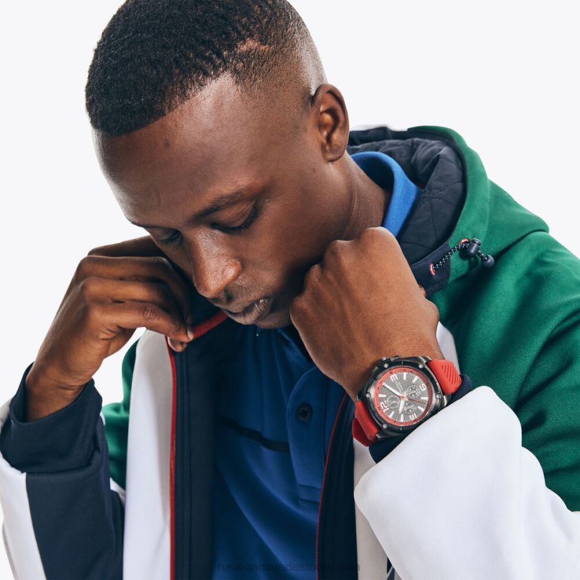 Competition Sustainably Crafted Full-Zip Jacket Nautica Men Bright White R260HV516