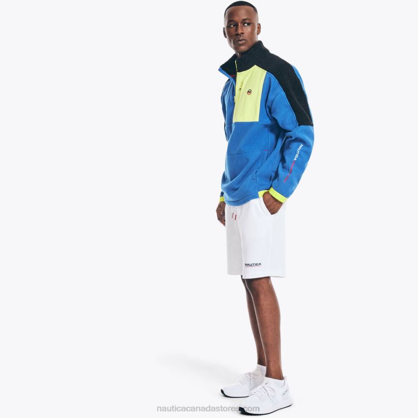 Competition Sustainably Crafted Mixed Media Half-Zip Jacket Nautica Men Bright Cobalt R260HV498