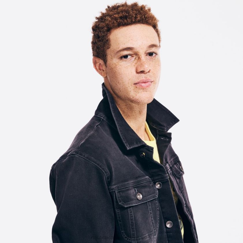 Jeans Co. Sustainably Crafted Denim Jacket Nautica Men White Water Wash R260HV494