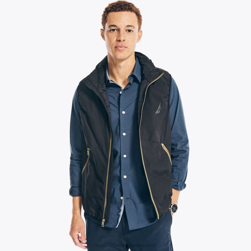 Navtech Sustainably Crafted Water-Resistant Vest Nautica Men True Black R260HV470