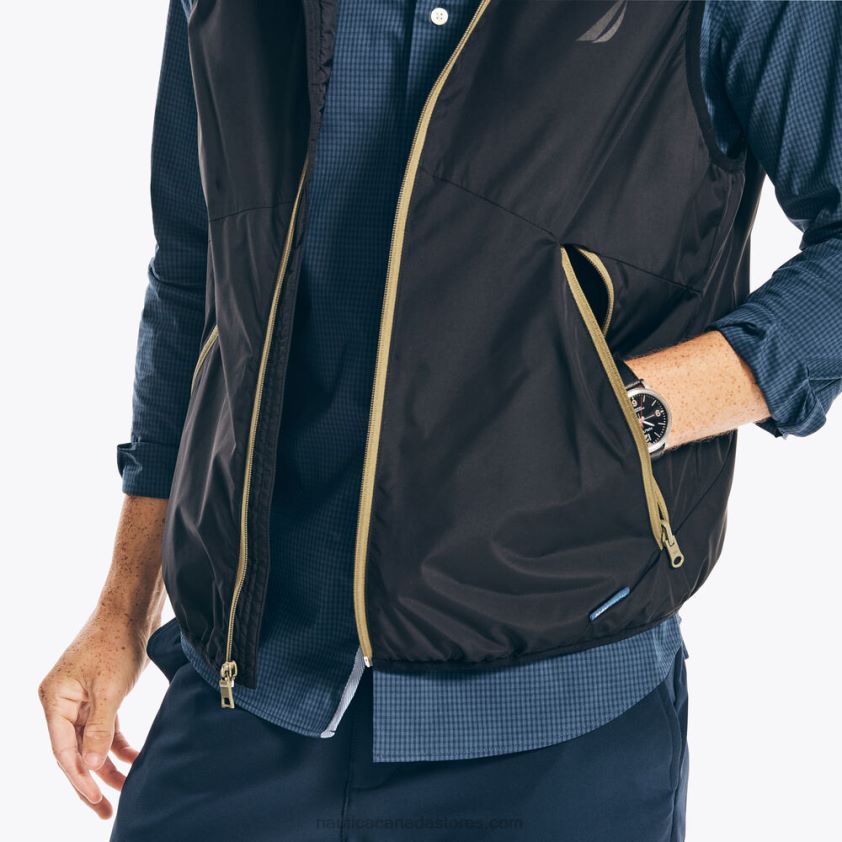Navtech Sustainably Crafted Water-Resistant Vest Nautica Men True Black R260HV470