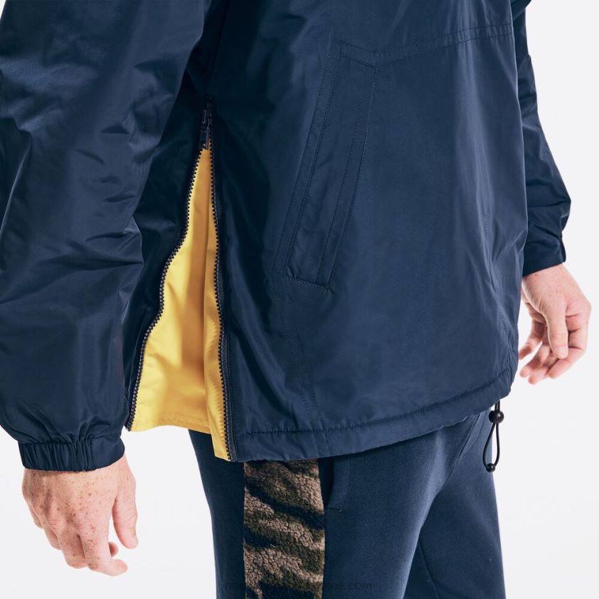 Sustainably Crafted Reversible Anorak Jacket Nautica Men Navy R260HV547