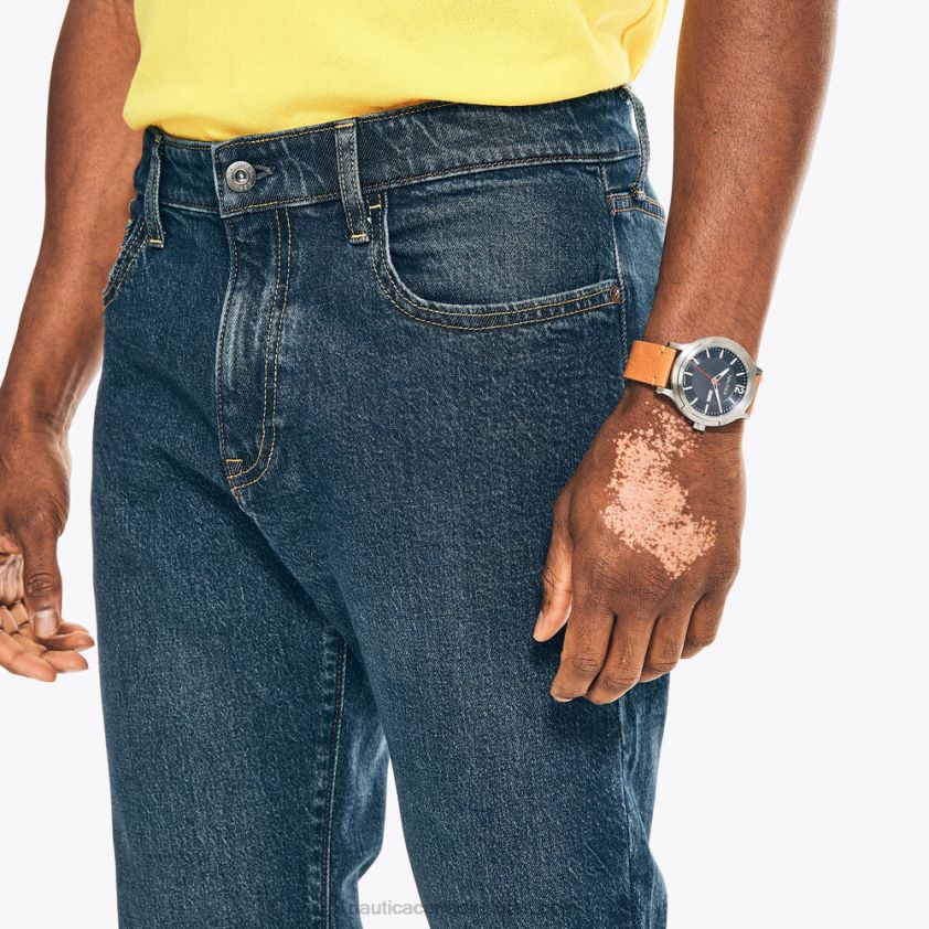 Athletic Slim Stretch Denim Nautica Men Outlet Dark Night Wash R260HV648