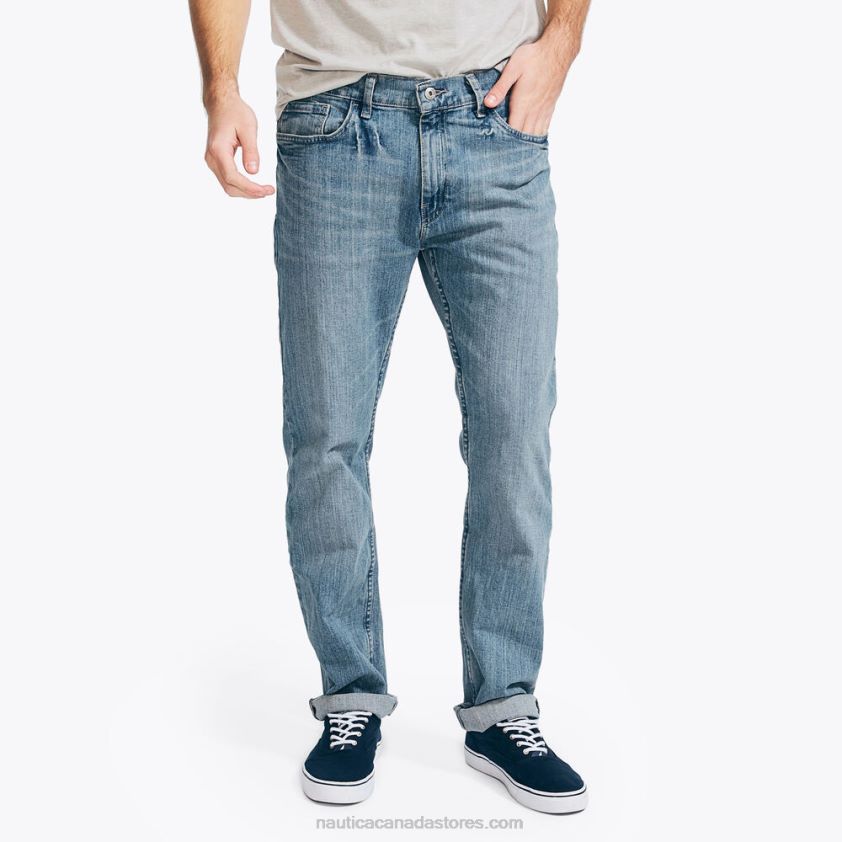 Straight Fit Denim Nautica Men Light Tide Water Wash R260HV25