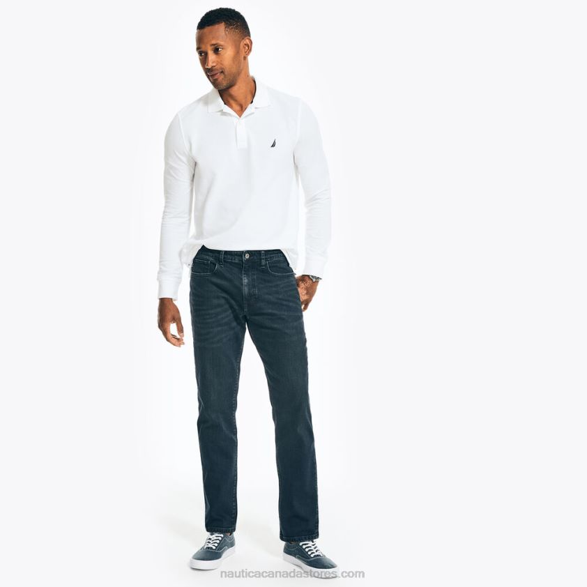 Vintage Straight Stretch Denim Nautica Men New Black R260HV39