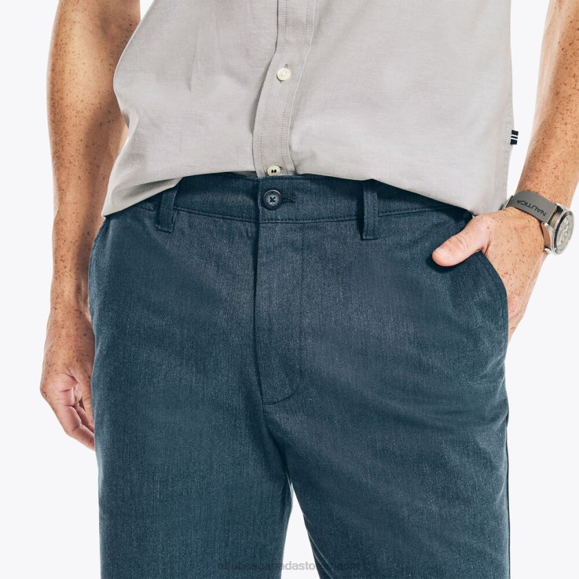 Classic Fit Heathered Pant Nautica Men Stormy Blue Heather R260HV40