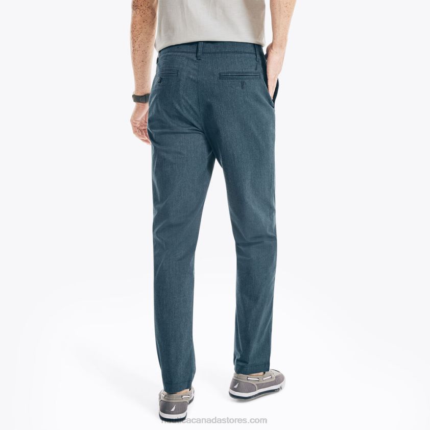 Classic Fit Heathered Pant Nautica Men Stormy Blue Heather R260HV40