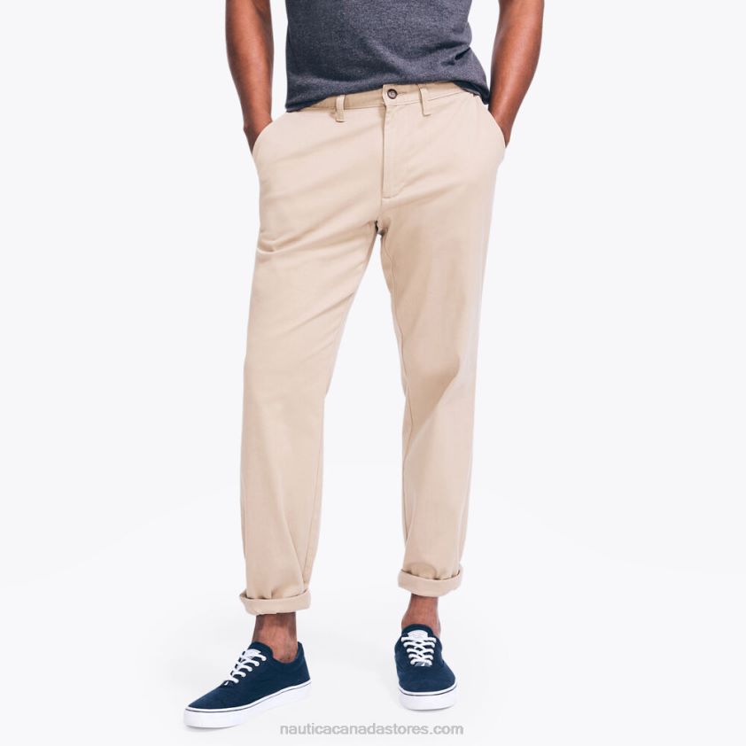 Classic Fit Twill Pant Nautica Men True Khaki R260HV33