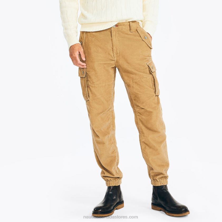 Corduroy Cargo Jogger Nautica Men Tuscany Tan R260HV637
