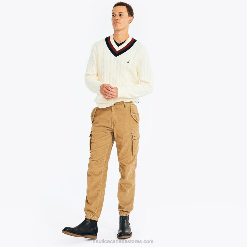 Corduroy Cargo Jogger Nautica Men Tuscany Tan R260HV637