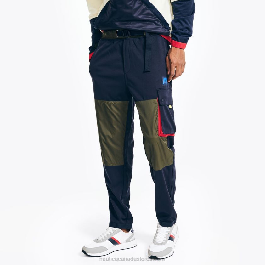 Sustainably Crafted Mixed Media Pant Nautica Men Navy R260HV342