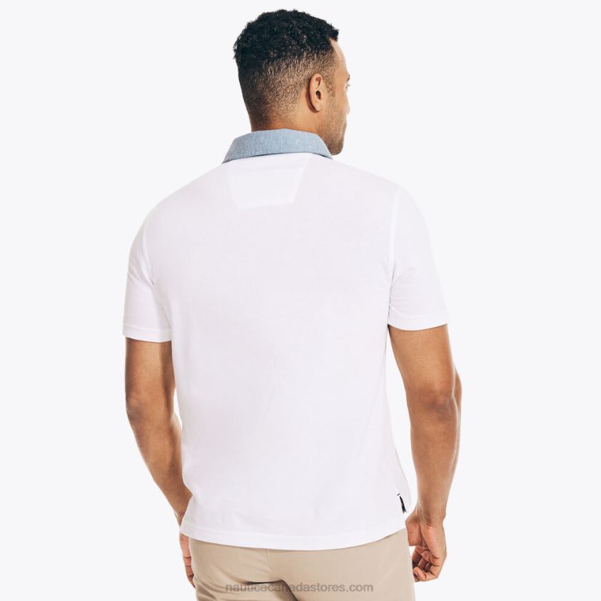 Big & Tall Classic Fit Anchor Print Polo Nautica Men Bright White R260HV580