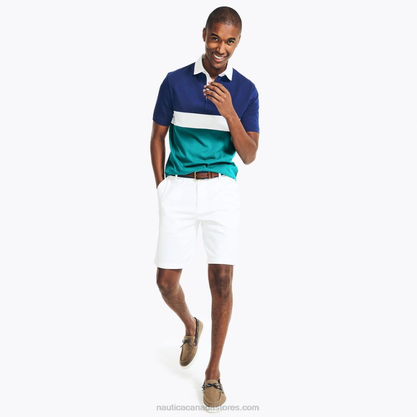 Big & Tall Classic Fit Colorblock Polo Nautica Men Blue Depths R260HV643